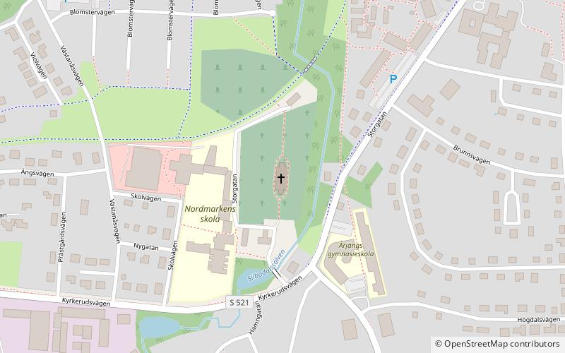 Silbodals kyrka location map