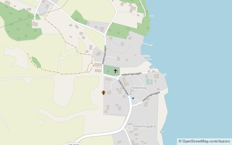 Hilleshög Church location map