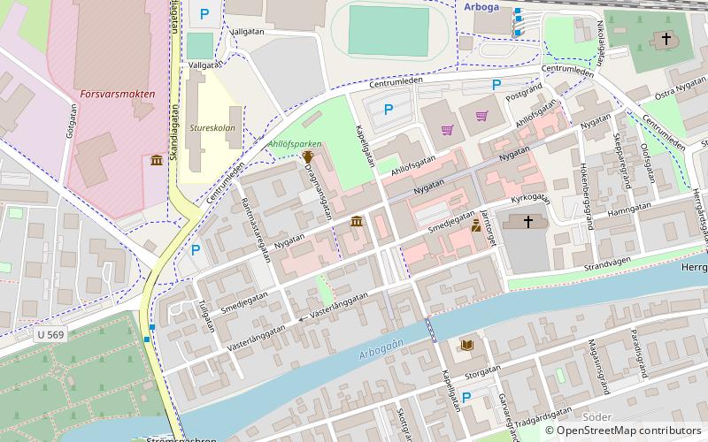 Arboga museum location map