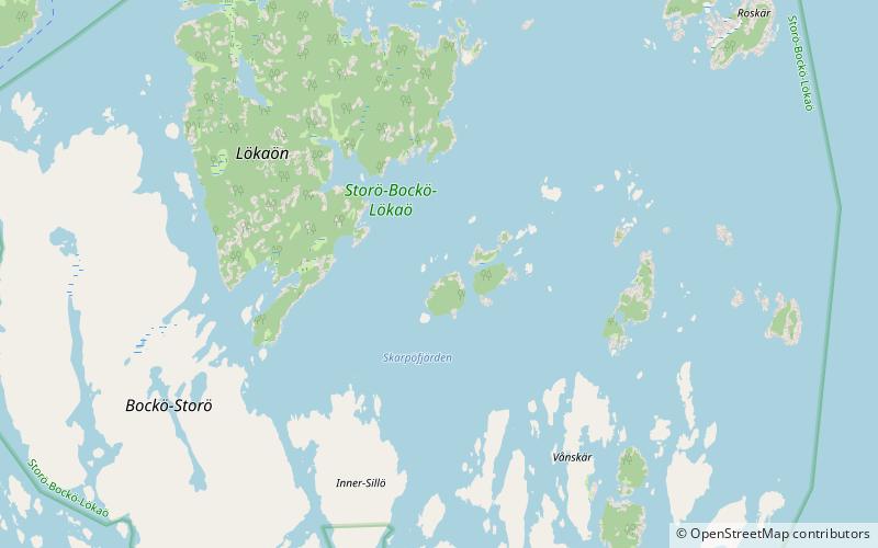 Storö-Bockö-Lökaö Nature Reserve location map