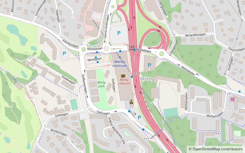 Mörby centrum location map
