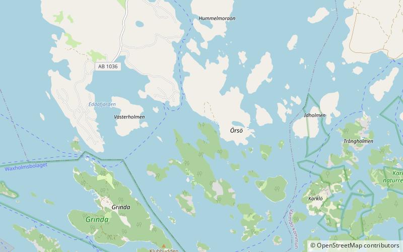 orso archipielago de estocolmo location map