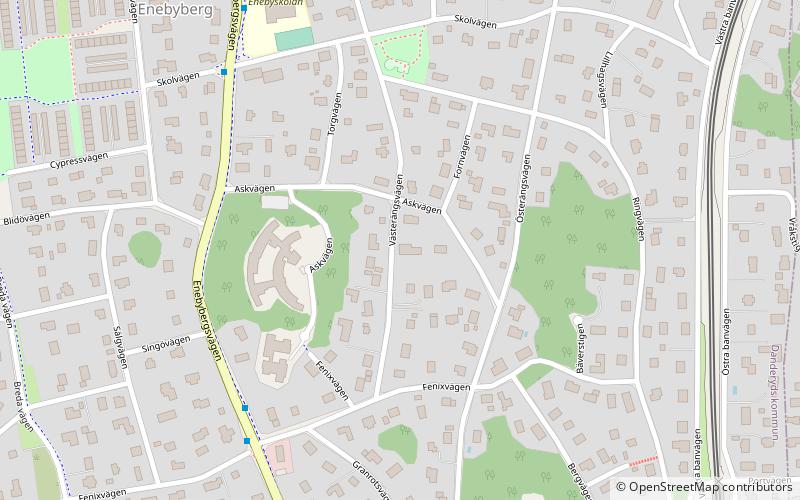 Enebyberg location map