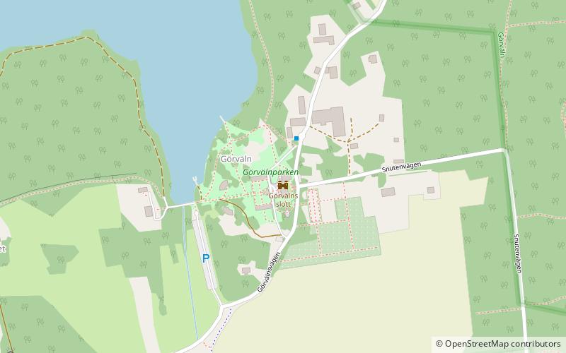 Görväln House location map