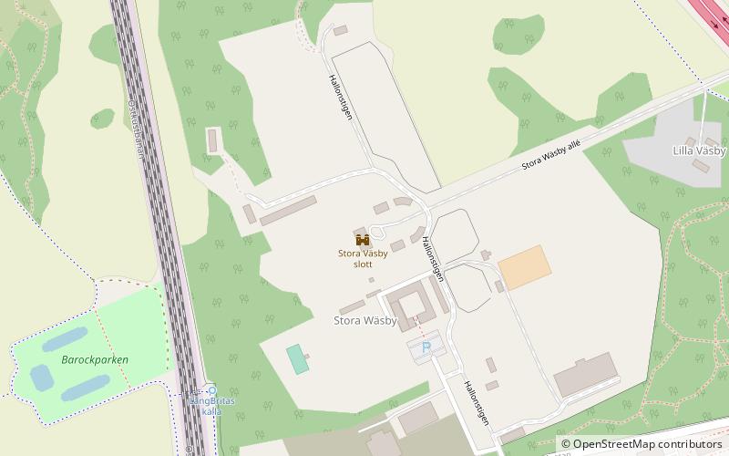 Stora Wäsby Castle location map