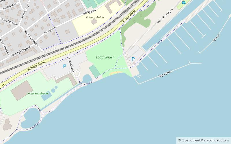 Lögastrand location map