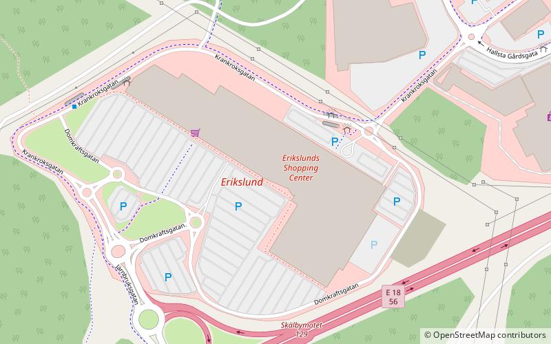 Erikslund Shopping Center location map
