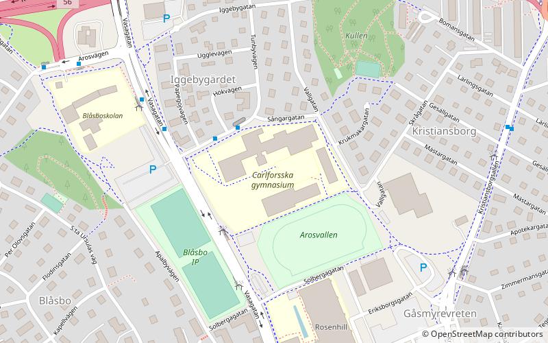 Carlforsska gymnasiet location map