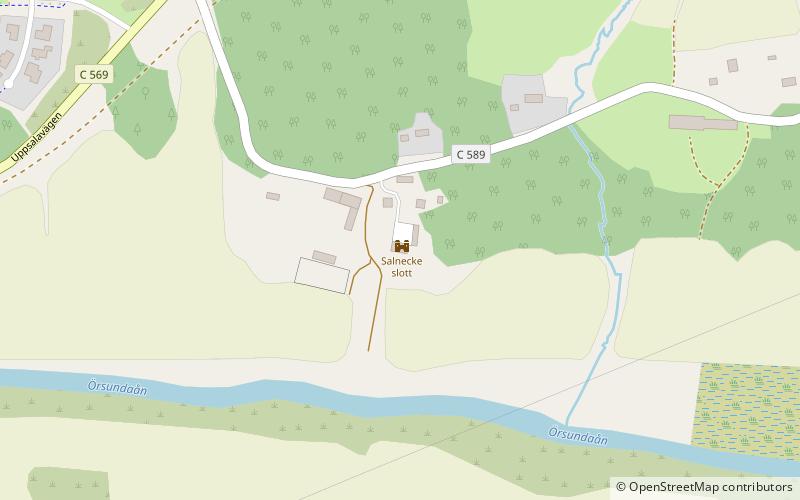 Salnecke Castle location map