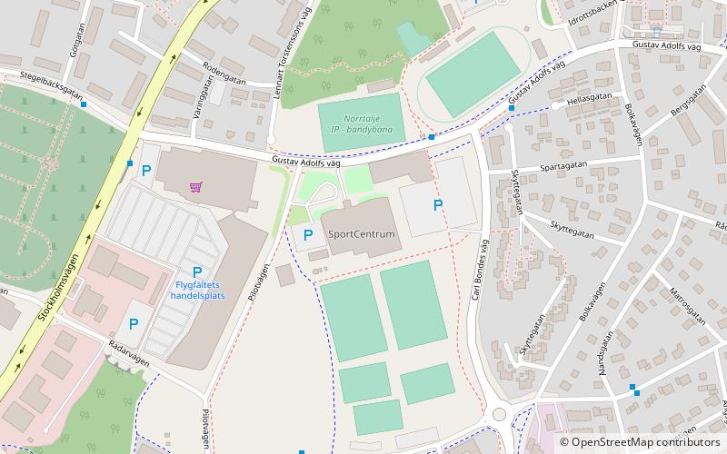 norrtalje sportcentrum location map