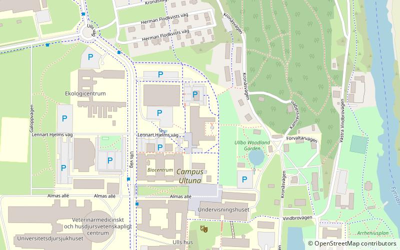 Université suédoise des sciences agricoles location map