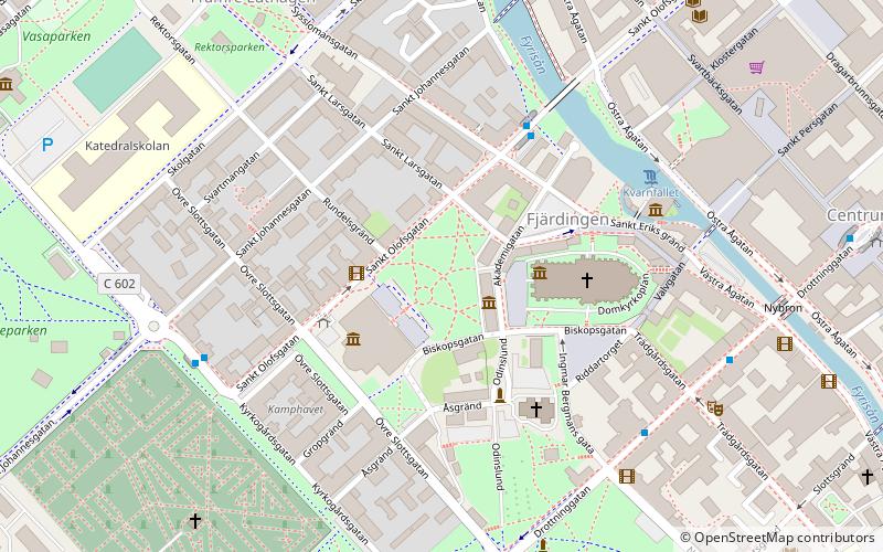 university park uppsala location map
