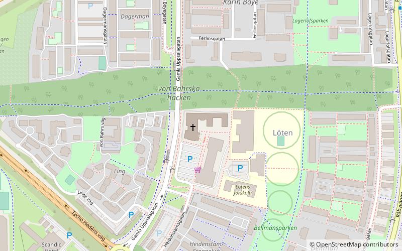 Lötenkyrkan location map