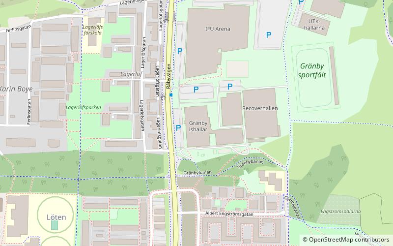 Gränbyhallen location map