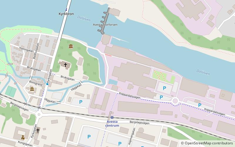 Verket/Avesta Art location map