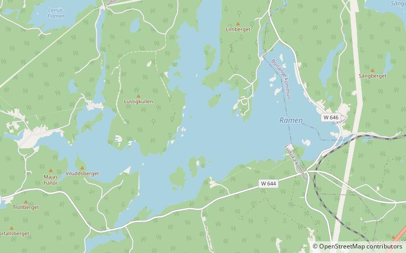Lake Rämen location map