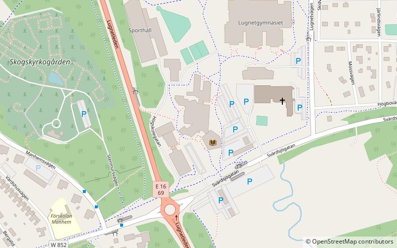 Universidad de Dalarna location map