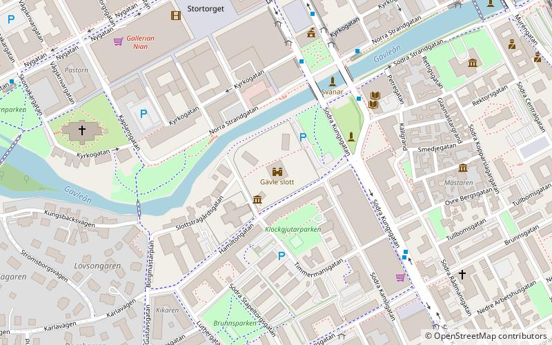 Gävle Castle location map