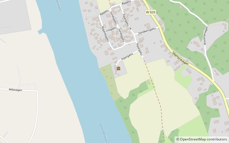 Alfvéngården location map