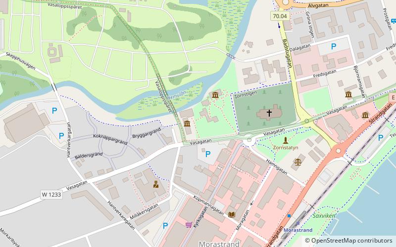 Zornmuseet location map