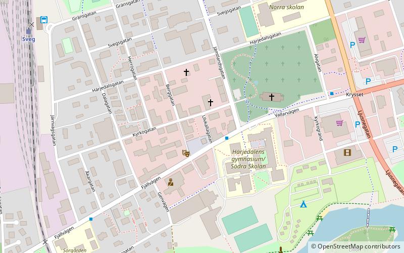Sveg location map