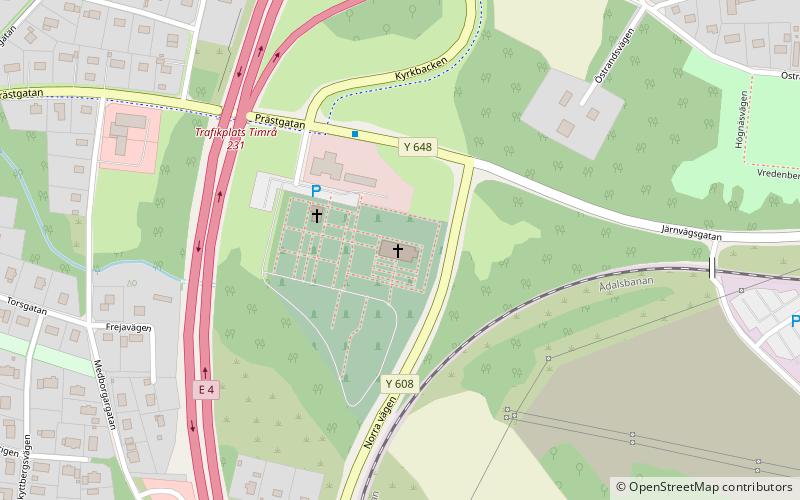 Timrå kyrka location map