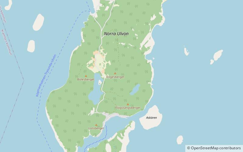 Ulvön Island location map