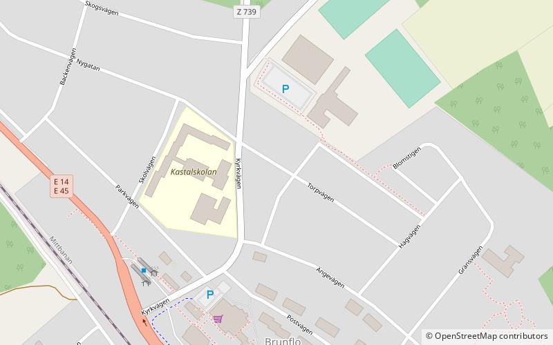 Brunflo location map
