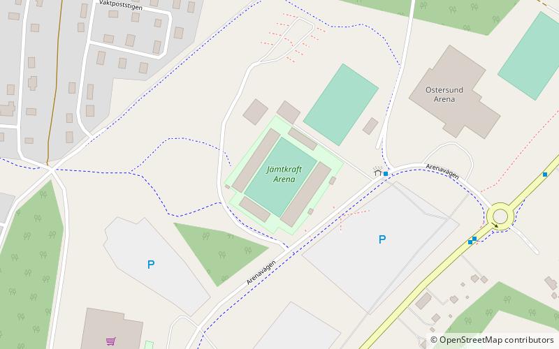 Jämtkraft Arena location map