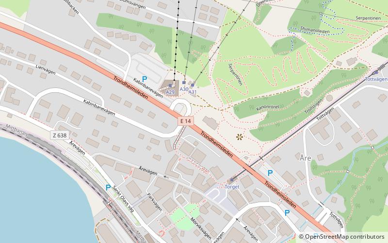 Åre Bike Park location map