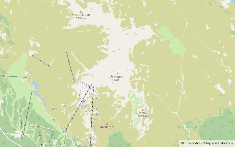Åreskutan location map