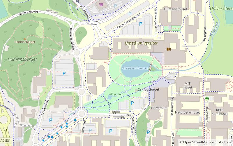 Norra skenet location map