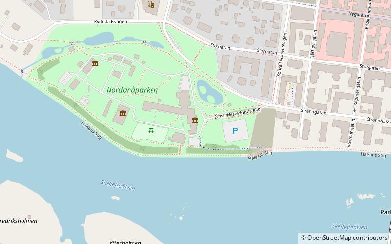 Skellefteå Museum location map
