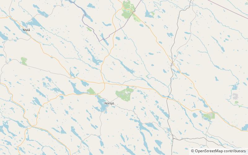 Norsjö ropeway location map