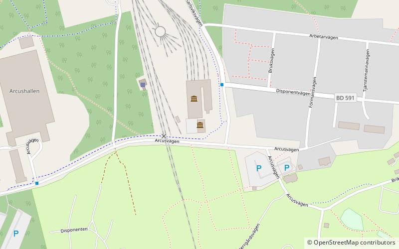 Norrbottens Järnvägsmuseum location map