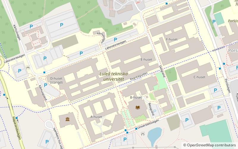 Technische Universität Luleå location map