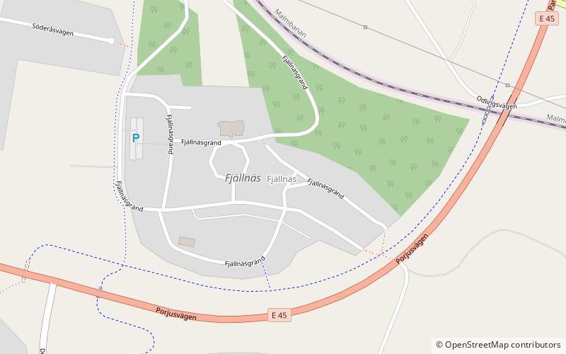 Fjällnäs Castle location map
