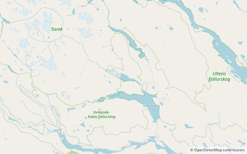 Lago Lájtávrre location map