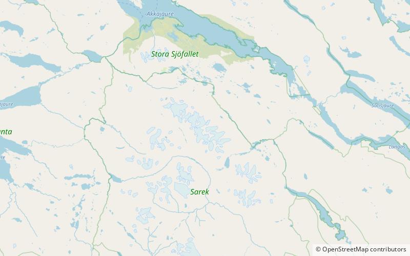 Sarektjåkkå location map