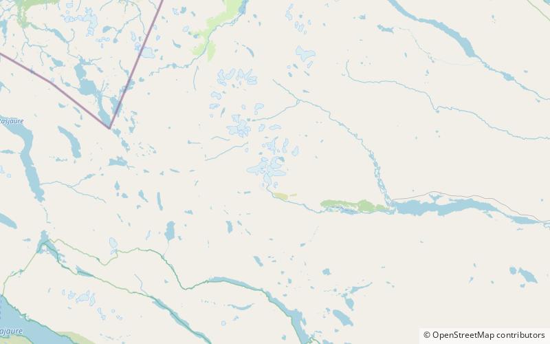 Storglaciären location map