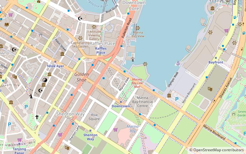 Marina Bay Suites location map