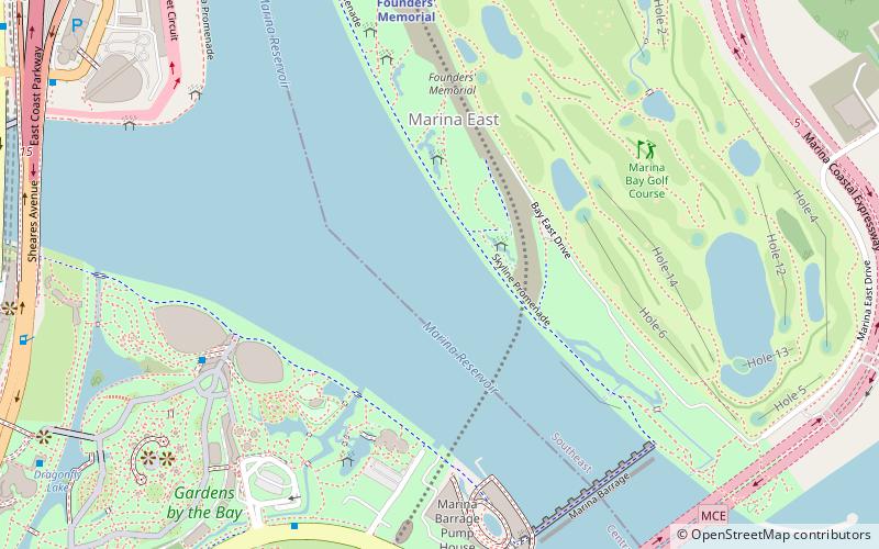 Marina Channel location map