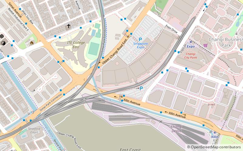Singapore Expo location map
