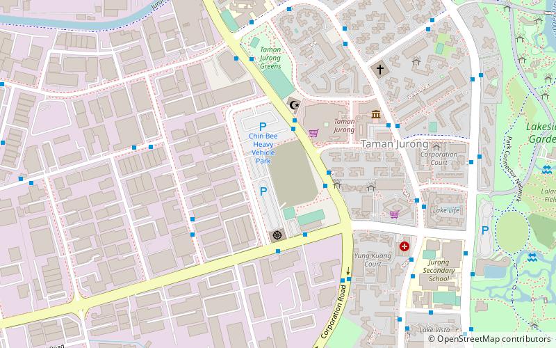jurong stadium location map