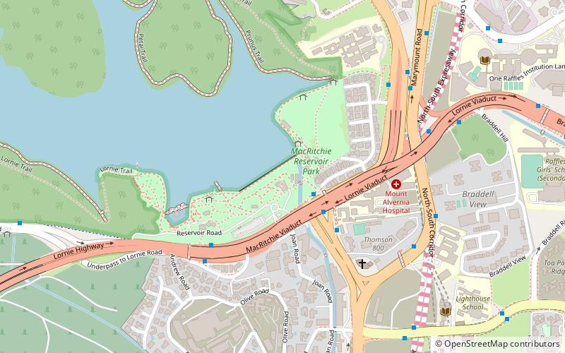 Macritchie Reservoir Ranking location map