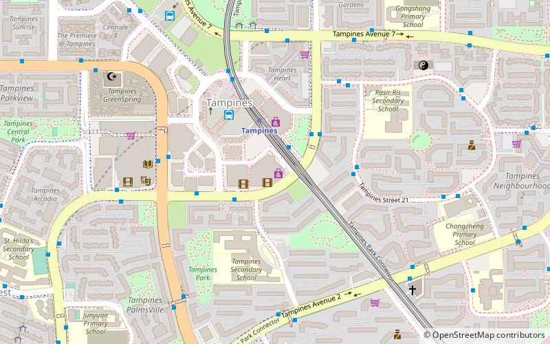 Tampines Mall location map