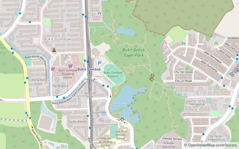 Bukit Gombak Stadium location map