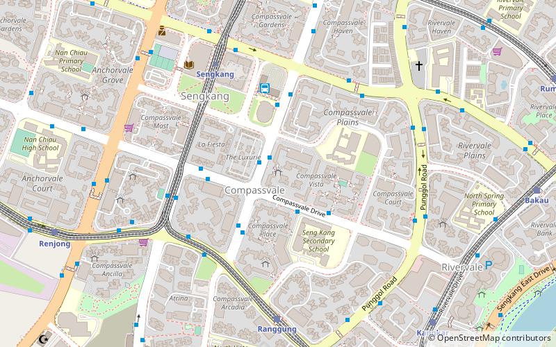 compassvale east region location map