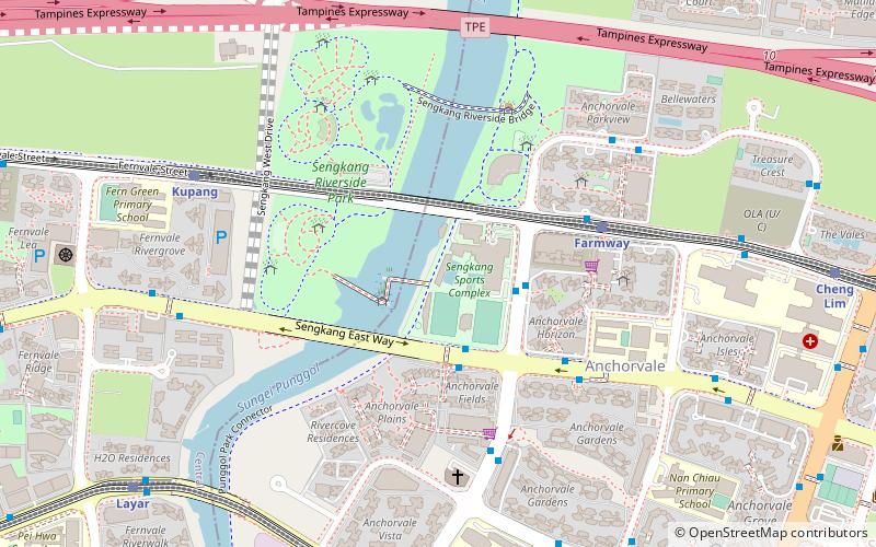 Centro Recreativo y Deportivo Sengkang location map