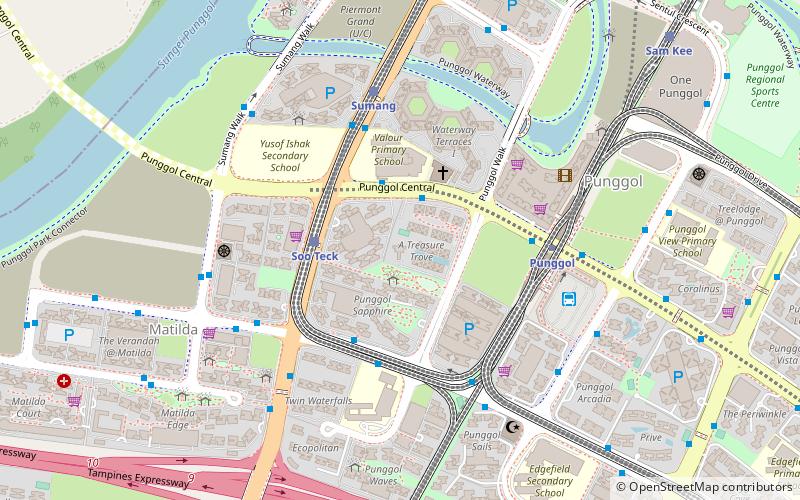 Matilda House location map